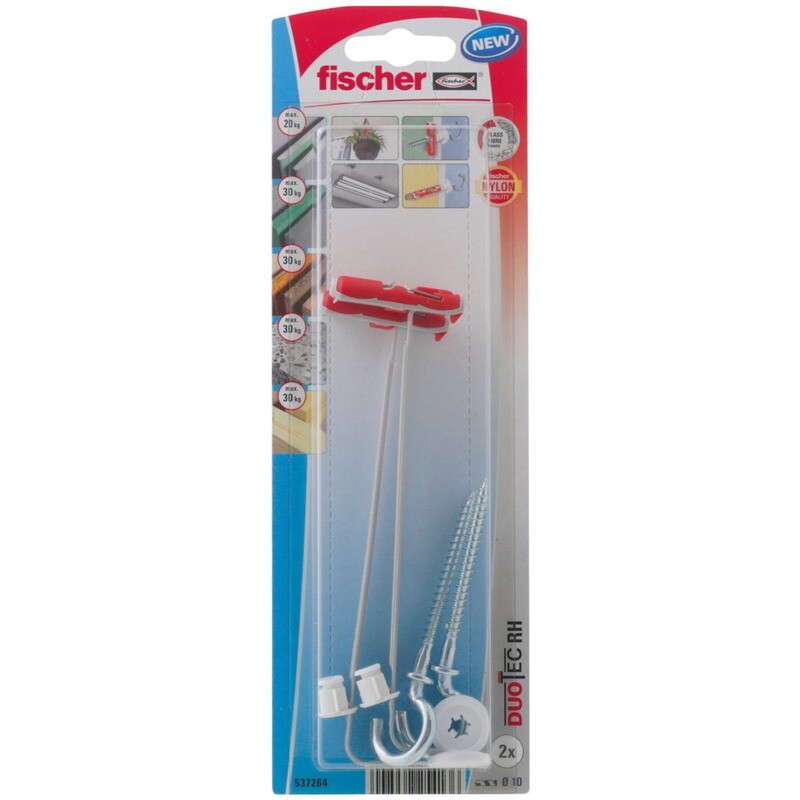 DuoTec 10 RH Βύσμα για λεπτότοιχα υλικά γάντζος blister (2x)