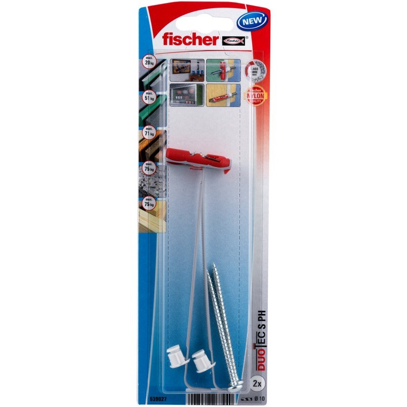 DuoTec 10 S PH Βύσμα για λεπτότοιχα υλικά βίδα blister (2x)