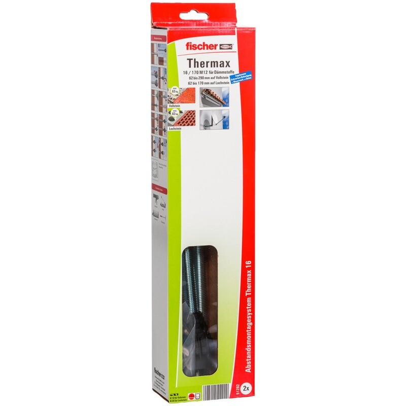 TherMax 16/170 M12 B (2x) Στήριγμα με θερμοδιακοπή blister