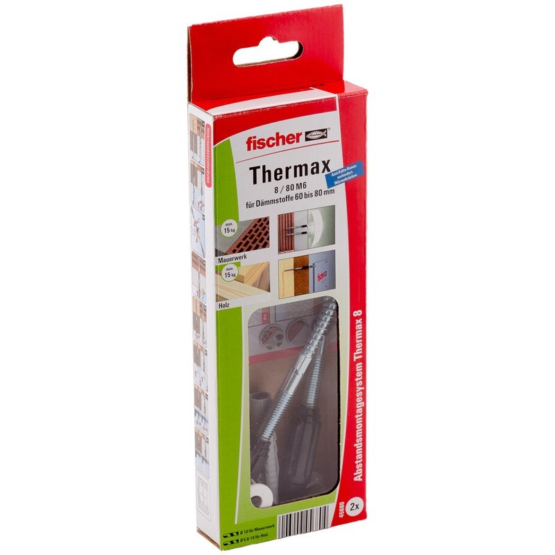 TherMax 8/80 M6/4,5-6,0 B (2x) Στήριγμα με θερμοδιακοπή blister