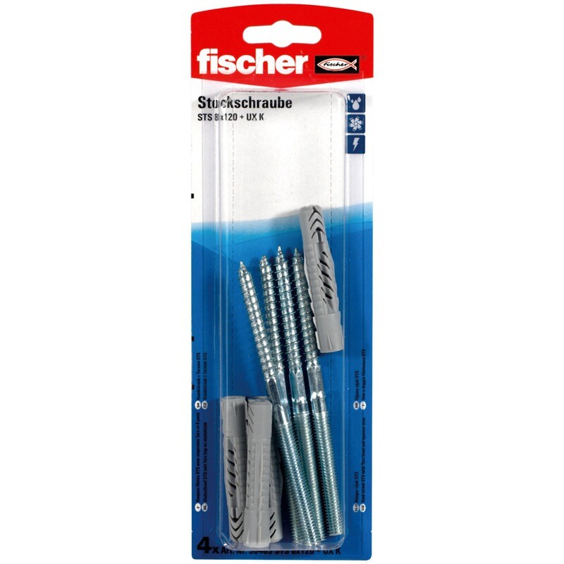 STS 8x120 + UX10 Σετ ντιζοστρίφωνο + βύσμα blister (4x)