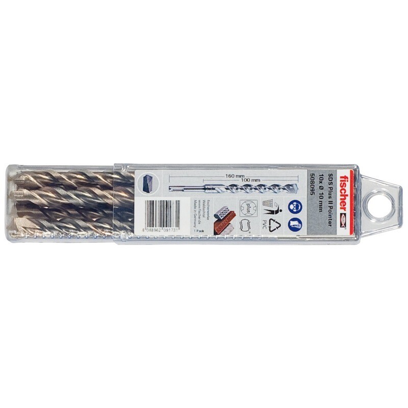 SDS Plus-V II 12/100/160 mm (10x) Τρυπάνι σκυροδέματος