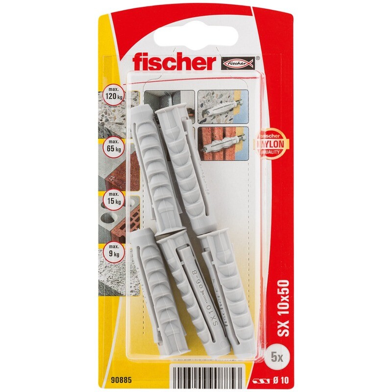 SX 10x50 KP Νάιλον βύσμα blister (5x)