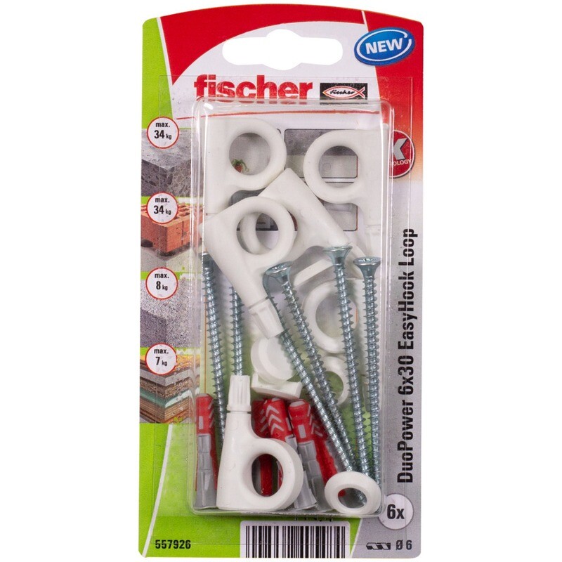 DuoPower 6x30 EasyHook κρίκος blister (6x)