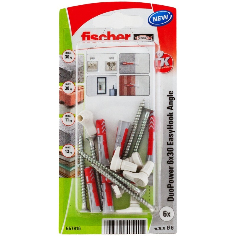 DuoPower 6x30 EasyHook γωνία blister (6x)