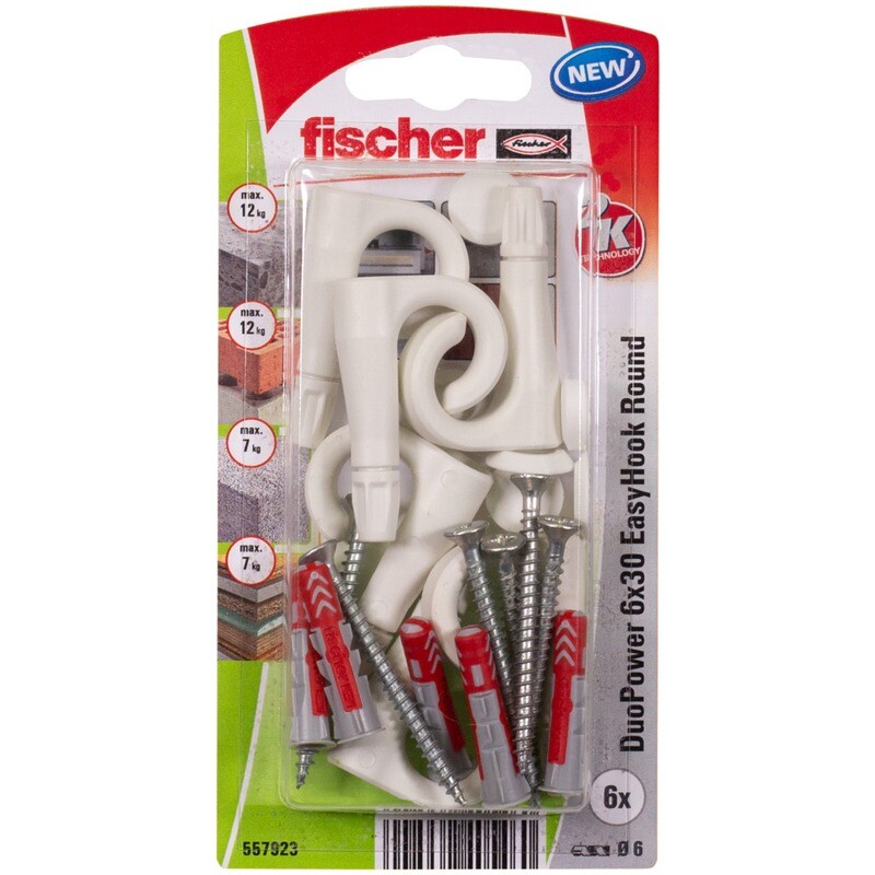 DuoPower 6x30 EasyHook γάντζος blister (6x)