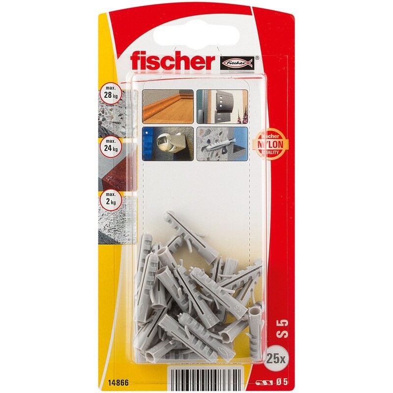 S 5 Νάιλον βύσμα blister (25x)