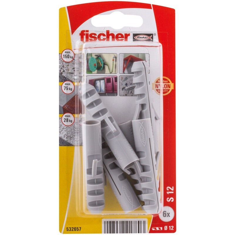 S 12 Νάιλον βύσμα blister (6x)