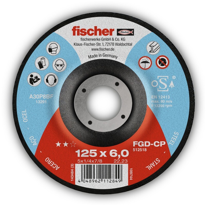 FGD-CP 180x6x22,23 Δίσκος λείανσης σιδήρου