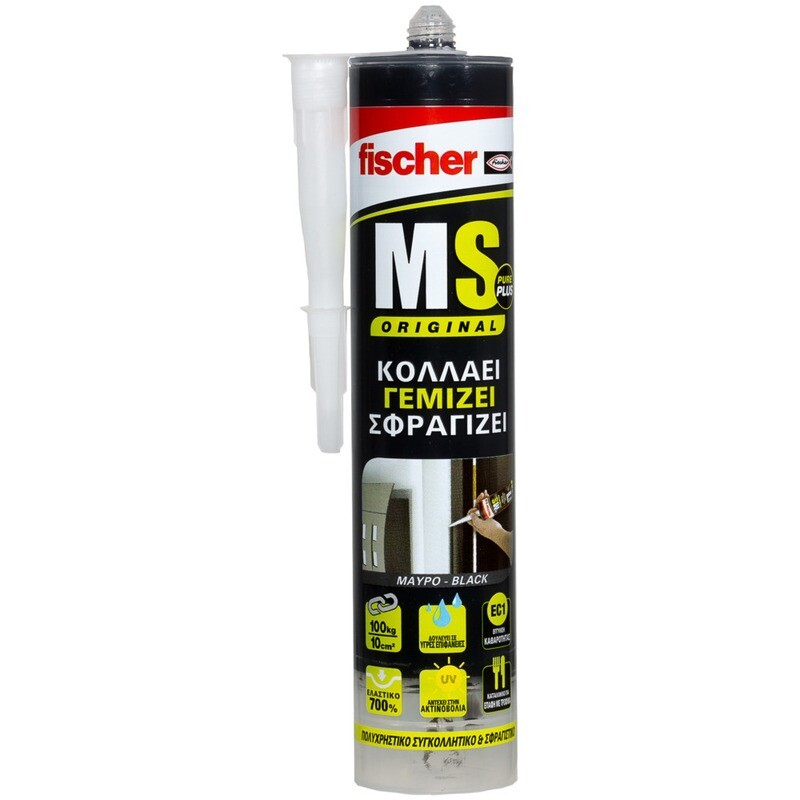 MS Original Μαύρο RAL 9004 συγκολλητικό-σφραγιστικό 290ml