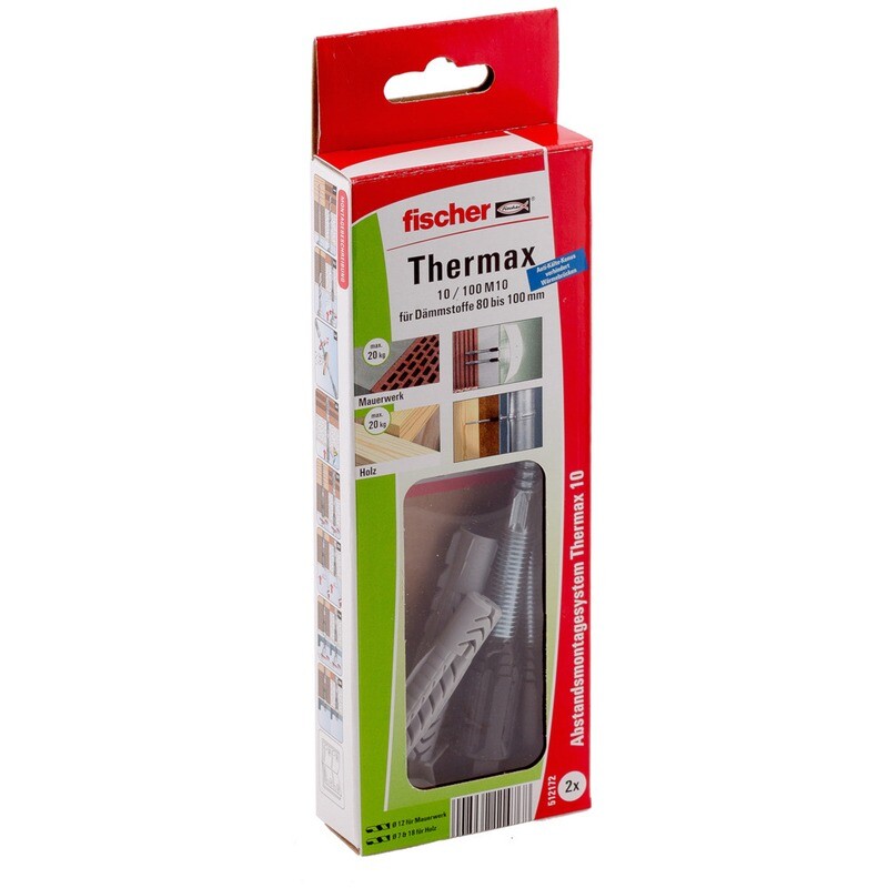 TherMax 10/100 M10 B (2x) Στήριγμα με θερμοδιακοπή blister
