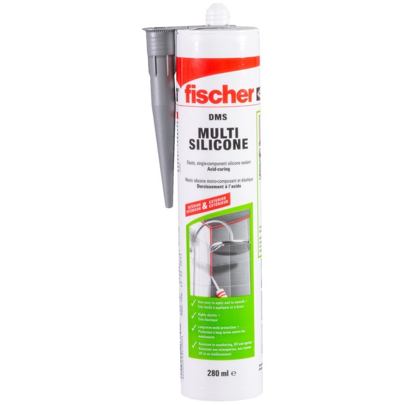 DMS GR Σιλικόνη γενικής χρήσης Γκρι RAL 7042 280ml (EN)