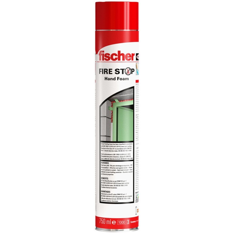 Πυράντοχος αφρός αρμών 750ml (35lt χειρός)