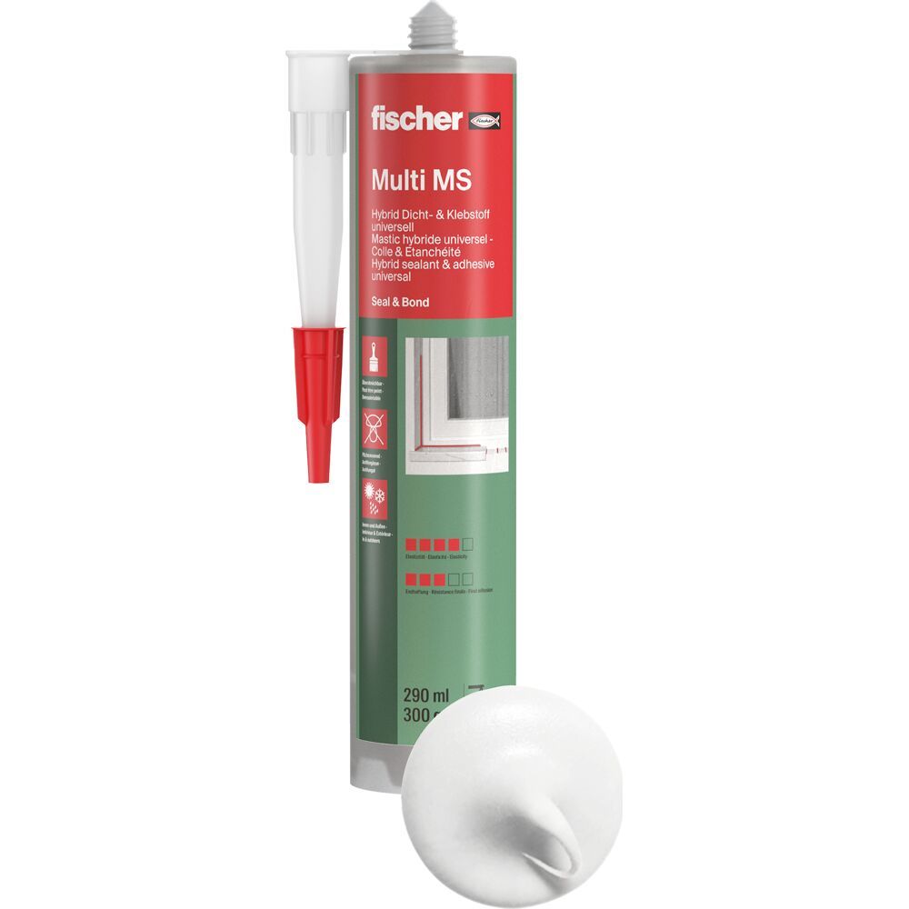 KD Λευκό RAL 9003 Συγκολλητικό-σφραγιστικό 290ml (DE/EN)