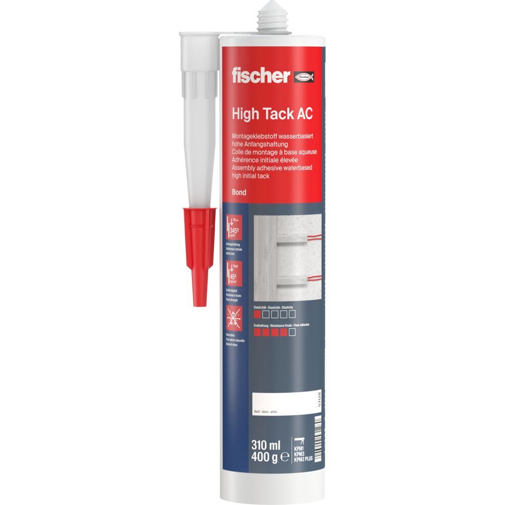 High Tack AC Μονταζόκολλα Λευκή 310ml