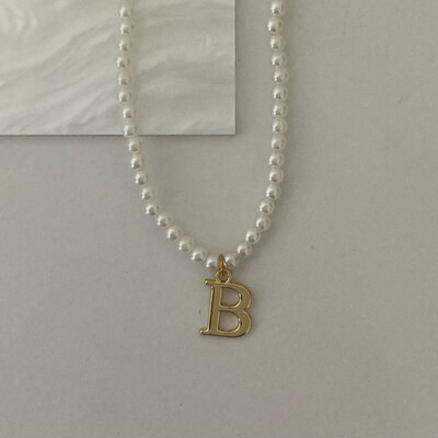Collier “Pearls Initial”