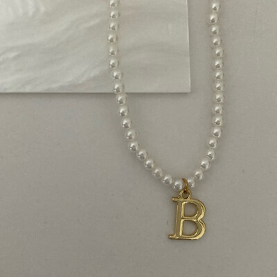 Collier “Pearls Initial”
