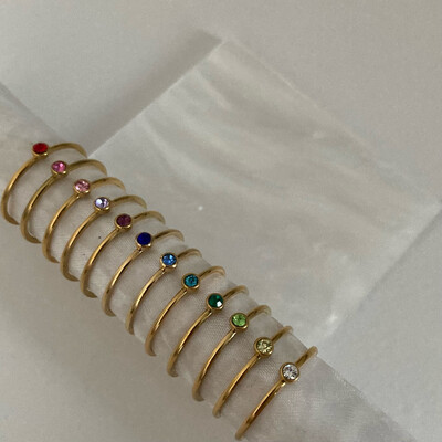 Bague “Crystals color”