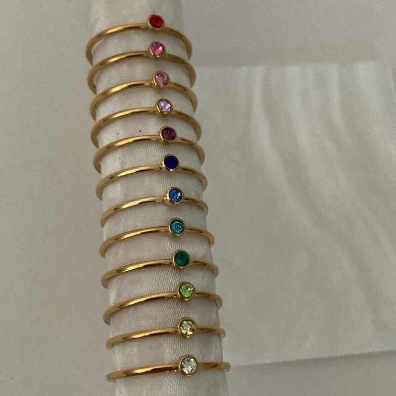 Bague “Crystals color”