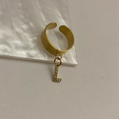 Bague “charms Initial”