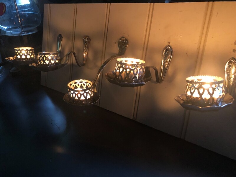 Tea Light Candle Holder Wall Mounted