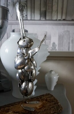 Cutlery Hare Sculpture