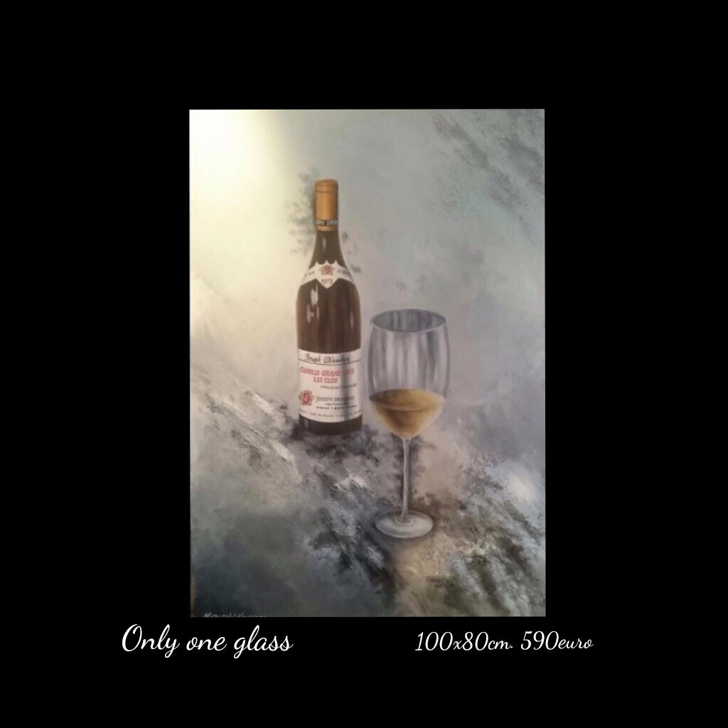 Only one glass