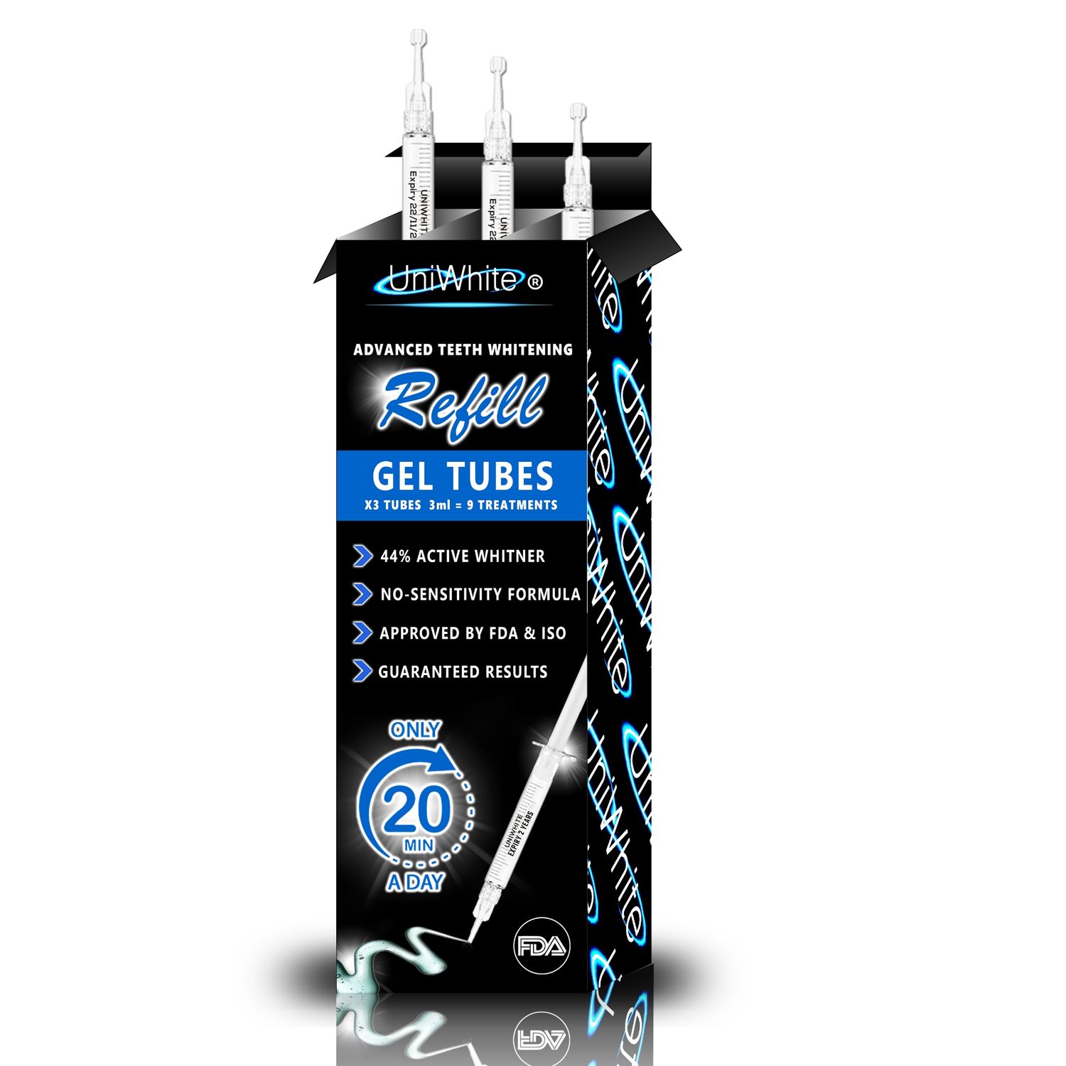 Refill whitening gel