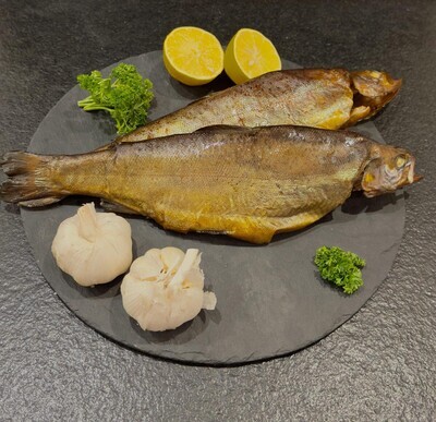 Geräucherte Regenbogenforelle (+/- 350g)