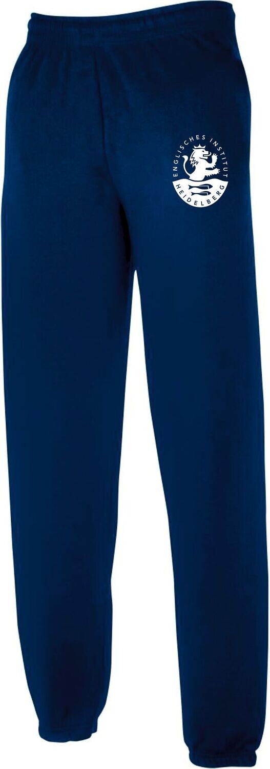 Jogging Hosen Unisex - Englisches Institut Heidelberg, Farbe: navy