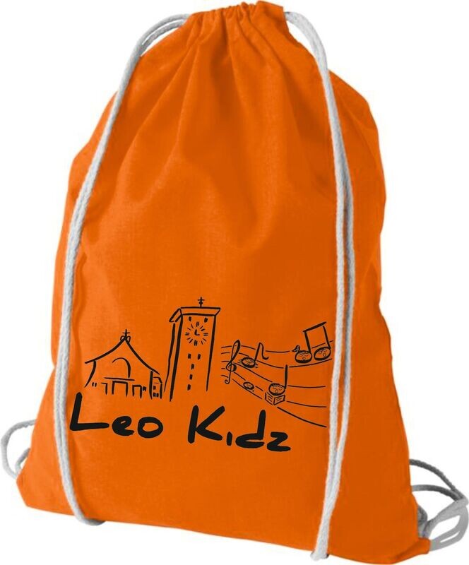 Baumwoll-Turnbeutel Leo Kidz
