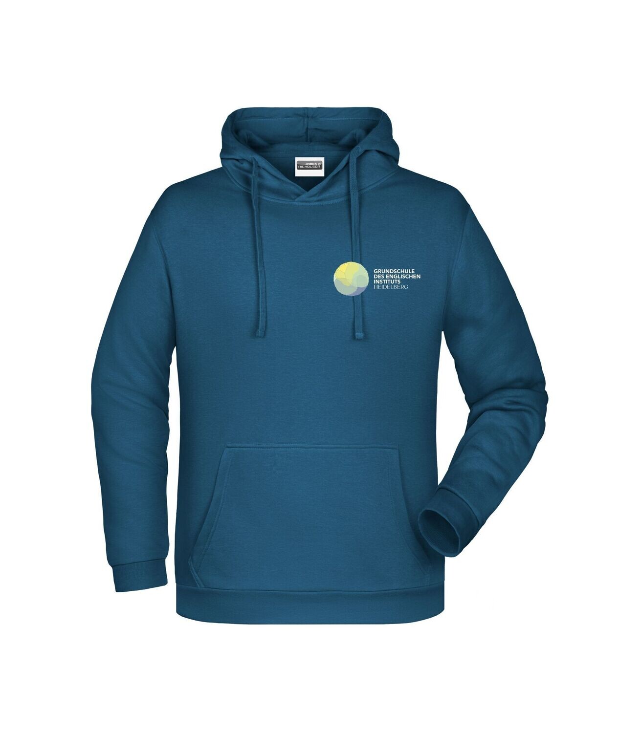 Hoodie - Grundschule EI Heidelberg, Farbe: petrol