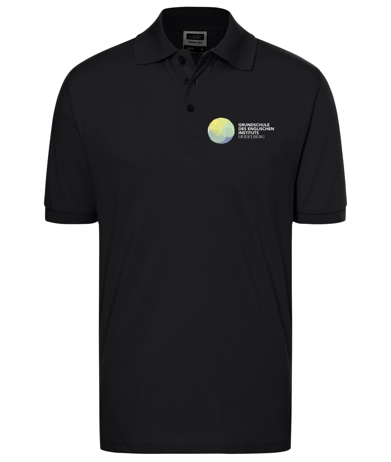 Polo-Shirt - Grundschule EI Heidelberg, Farben: schwarz