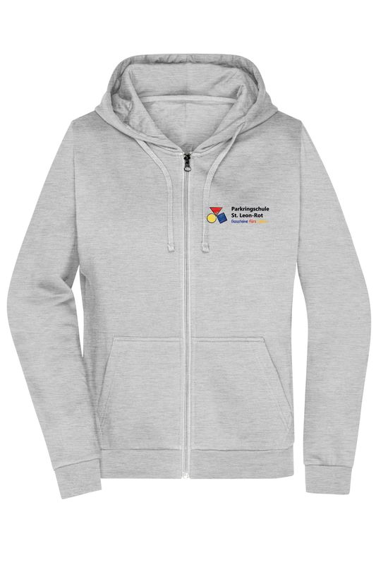 Damen Parkringschul-Zip Hoody
