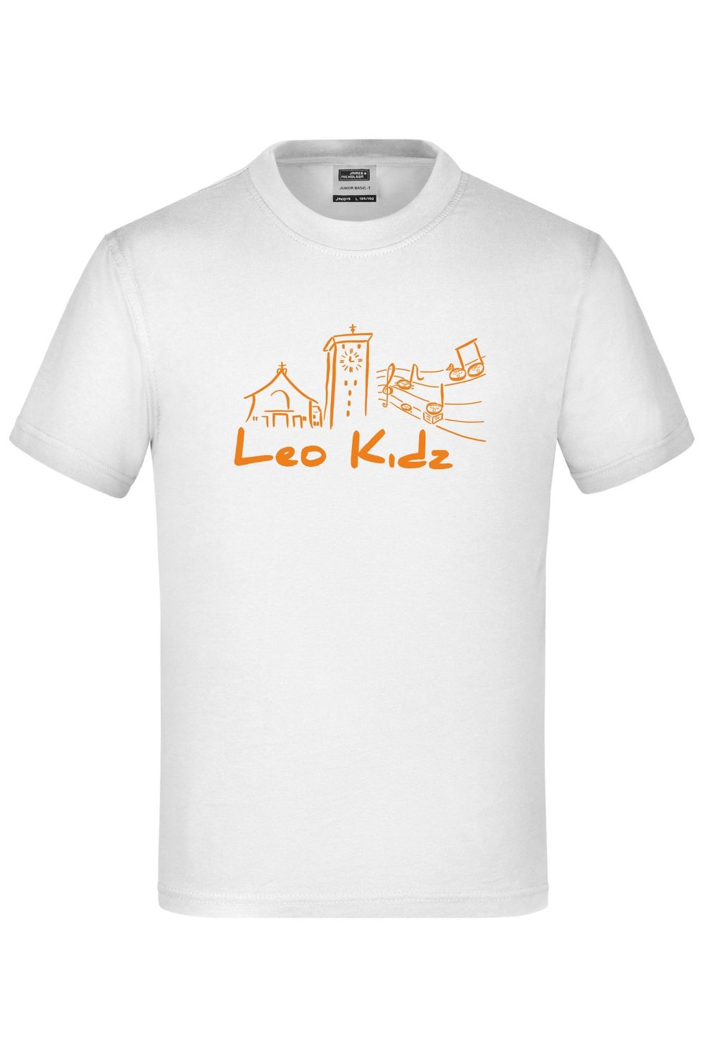Kinder & Herren Shirt - Leo-Kidz Kinder & Herren Shirt - Leo-Kidz, Druckfarbe: weiß