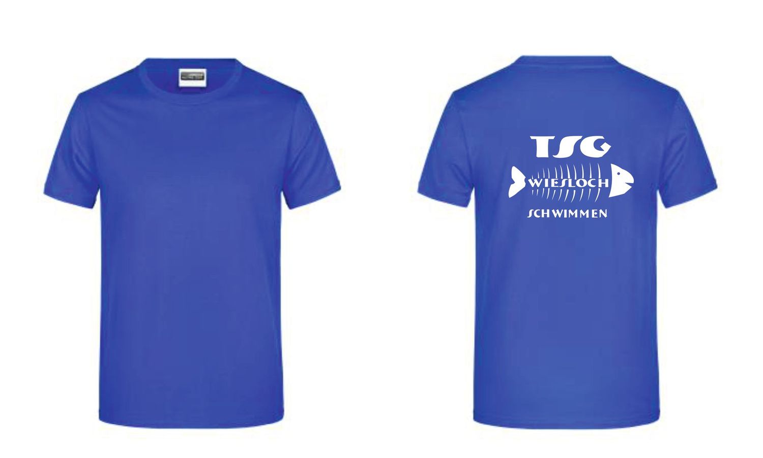T-Shirt - TSG Wiesloch Schwimmen, Farbe: royalblau