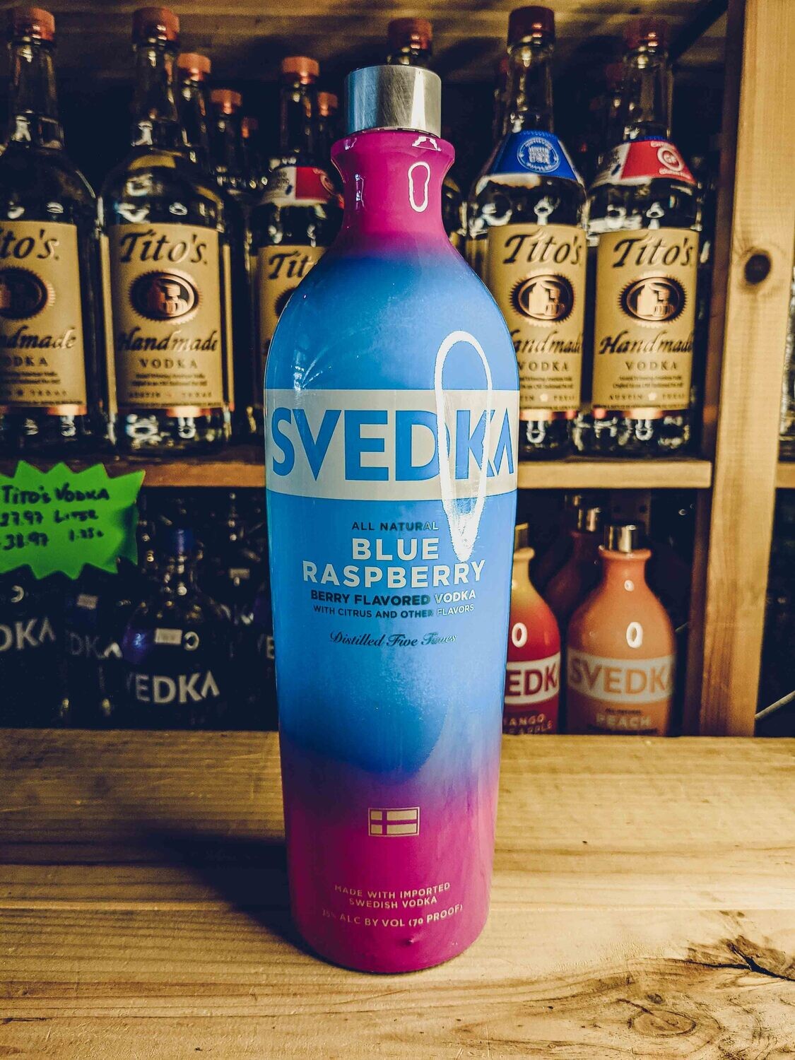 Svedka Blue Raspberry Vodka1.0