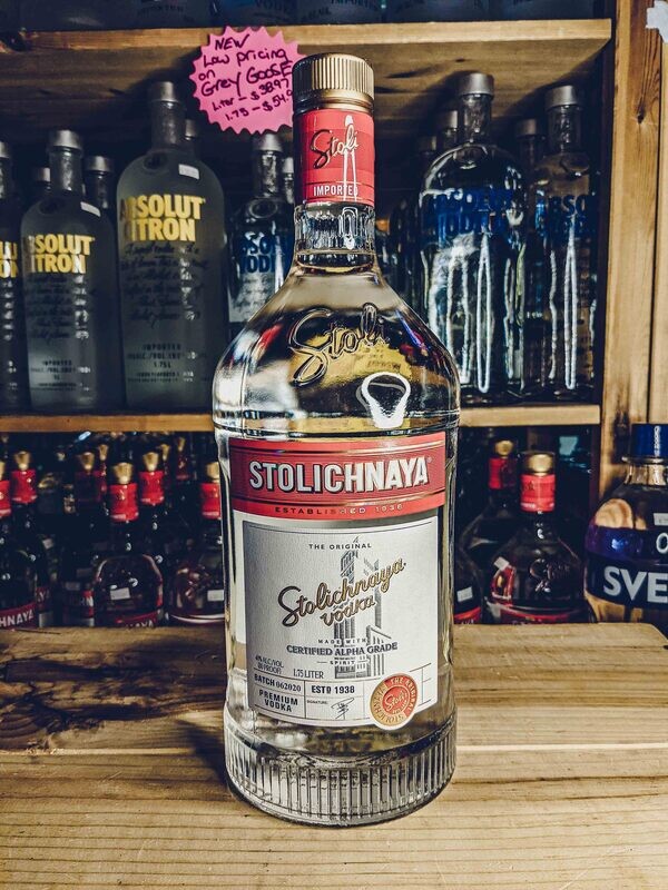 Stolichnaya Vodka 1.75