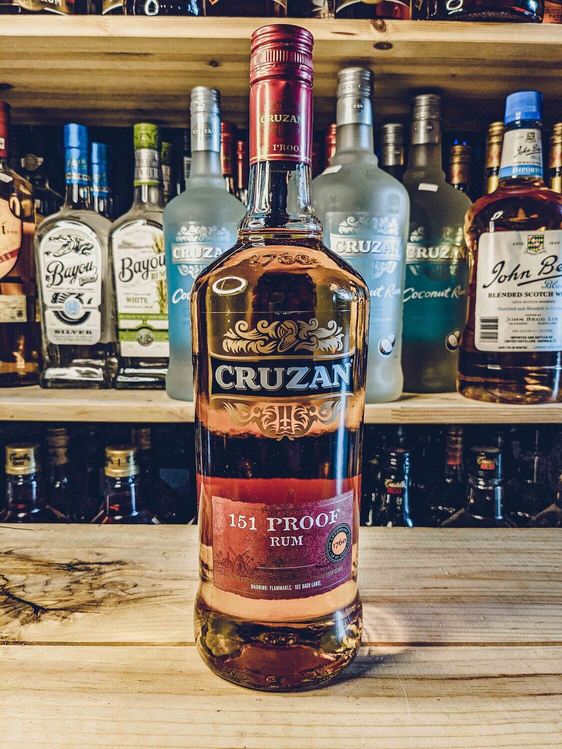 Cruzan 151 Proof Rum 1.0L