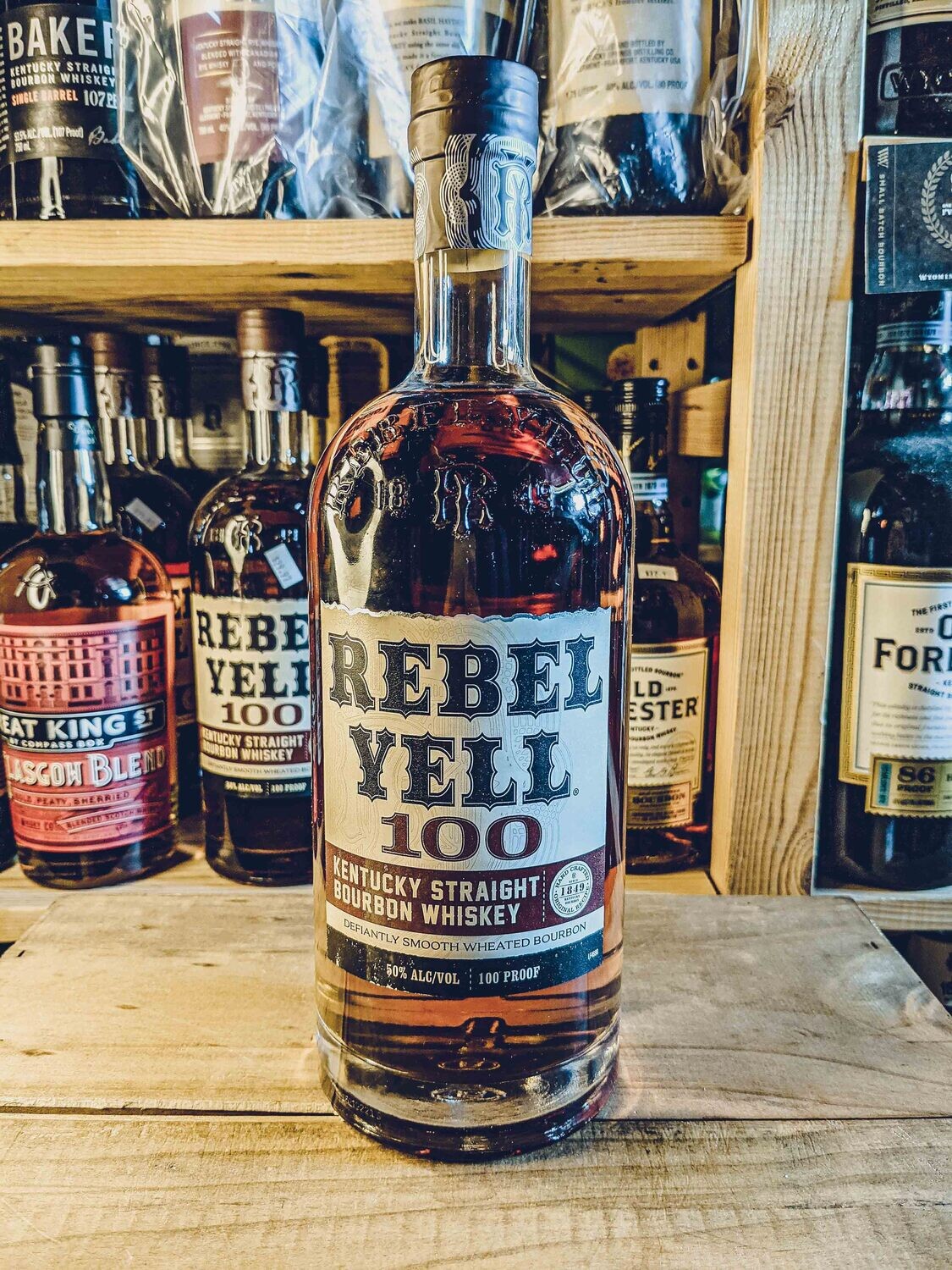 Rebel Yell 100 Proof Bourbon 1.0L