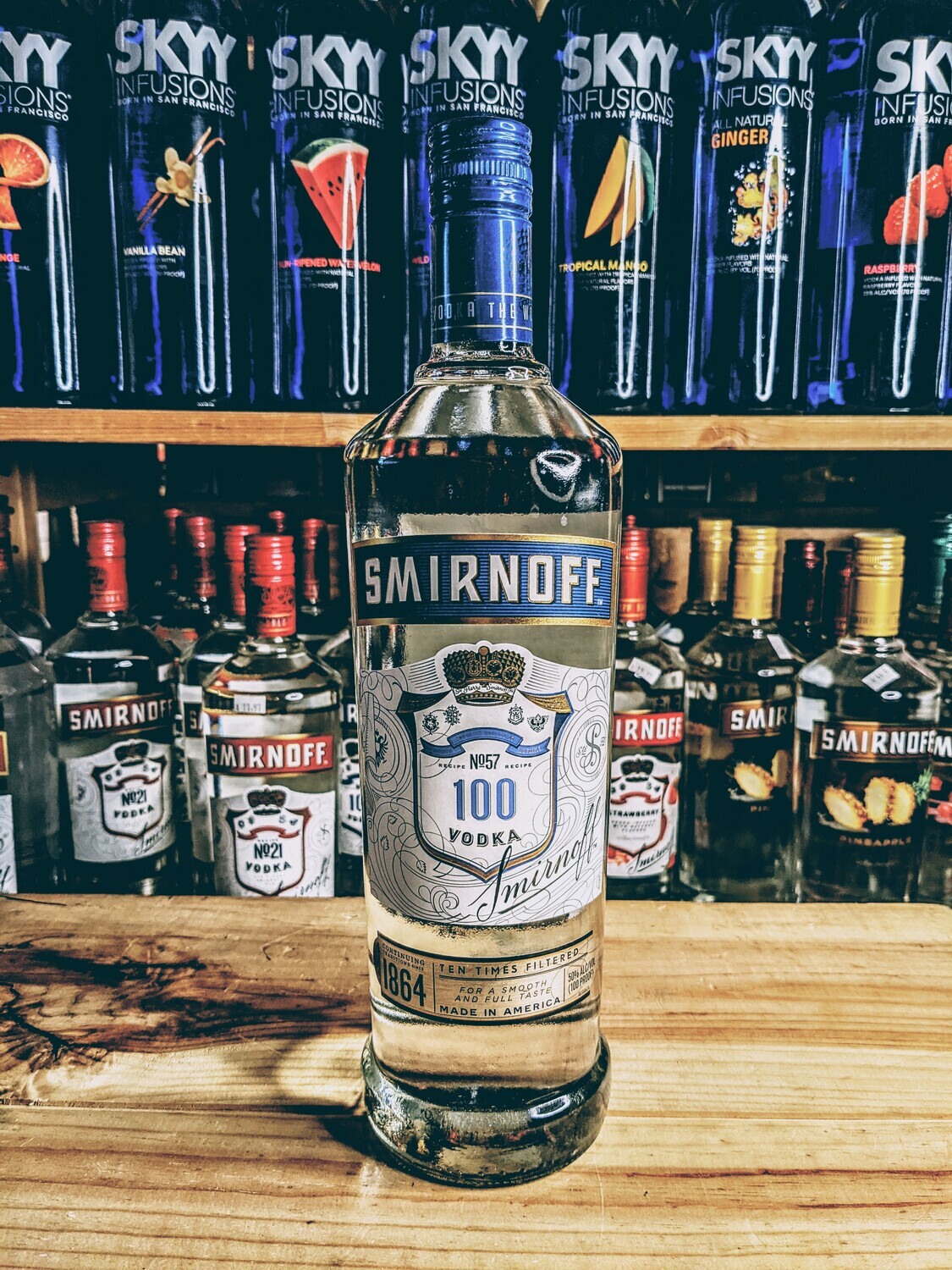 Smirnoff 100 Proof Vodka 1.0
