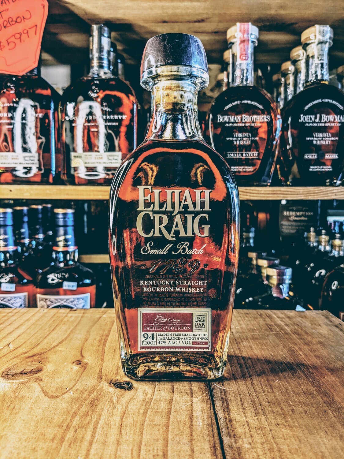 Elijah Craig Small Batch Bourbon Whiskey 375ml