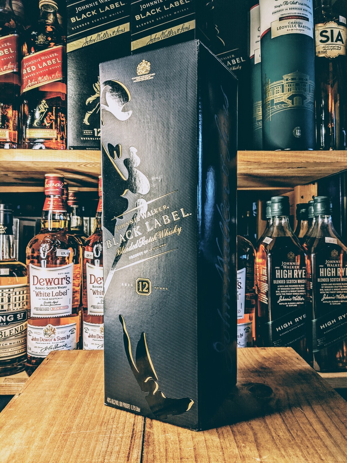 Johnnie Walker Black Scotch 1.75