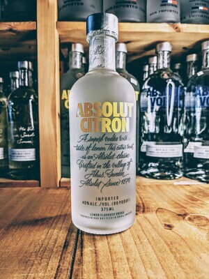 Absolut Citron Vodka 375