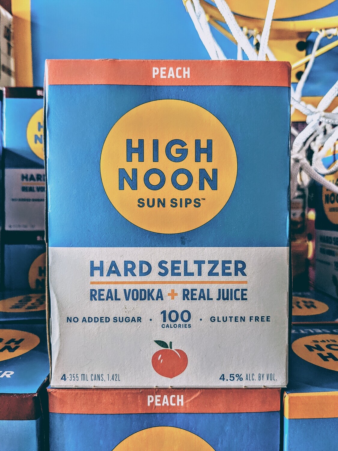 High Noon Peach 4 Pack