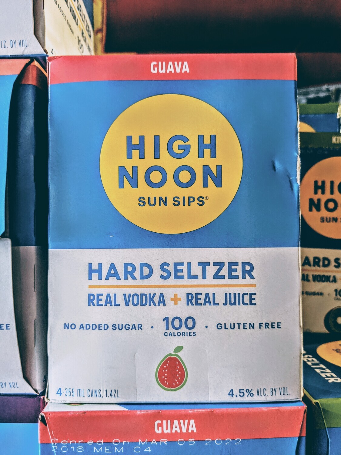 High Noon Guava 355ml 4 Pack