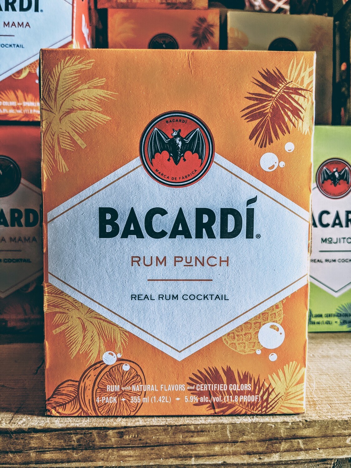 Bacardi Rum Punch 355ml 4 Pack