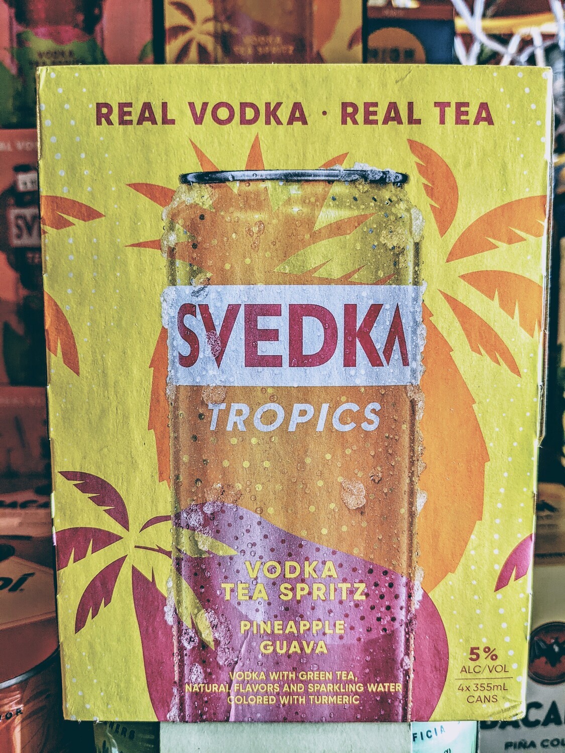 Svedka Vodka Tea Spritz Pineapple Guava 355ml 4 Pack