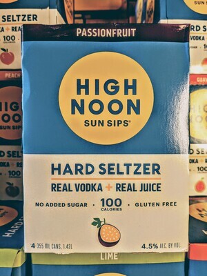 High Noon Passionfruit 355ml 4 Pack