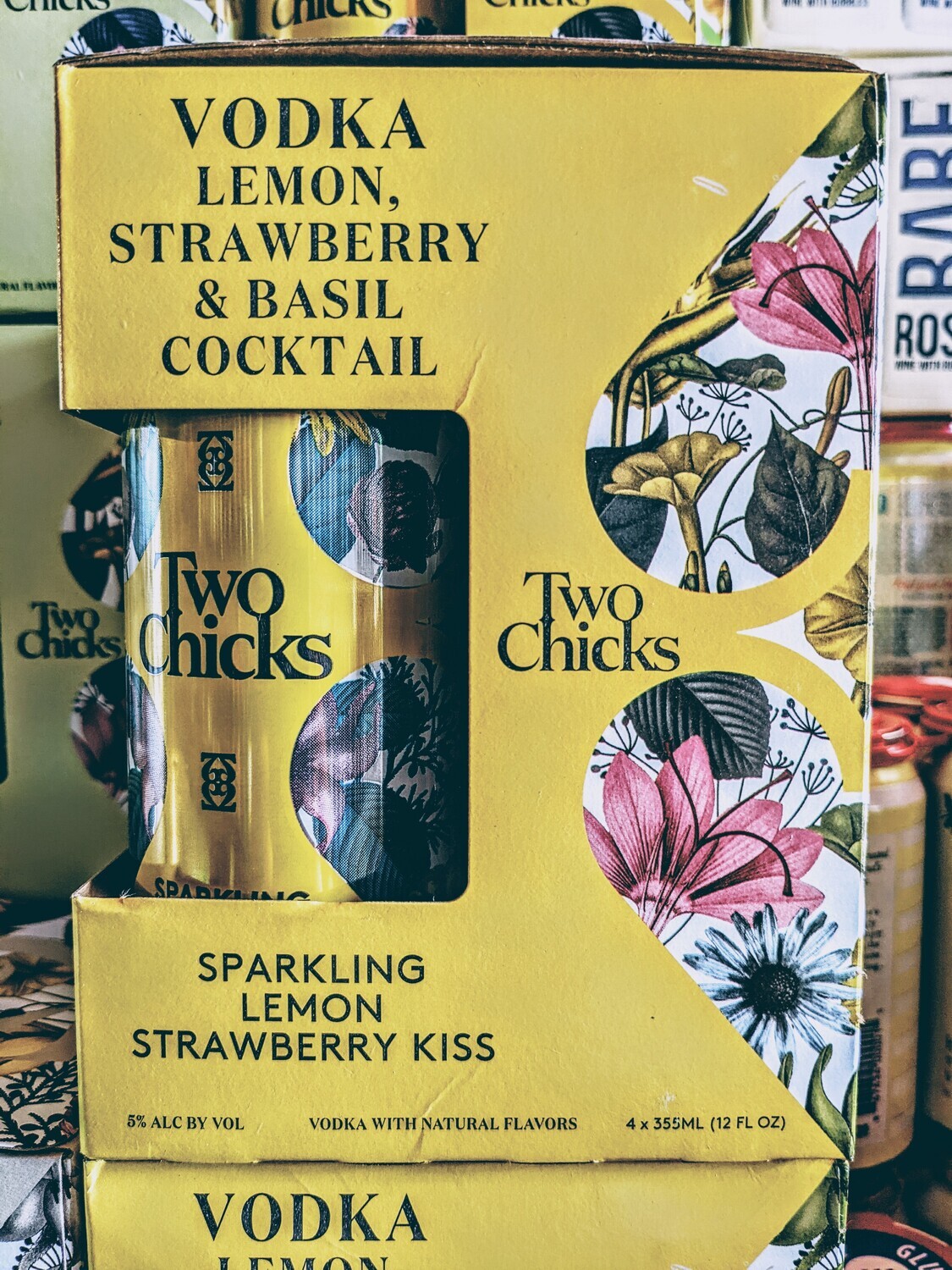 Two Chicks Lemon Strawberry Kiss 355ml 4 Pack